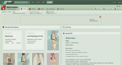 Desktop Screenshot of dailyintakes.deviantart.com