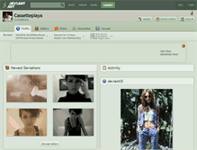 Tablet Screenshot of cassetteplaya.deviantart.com