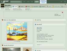 Tablet Screenshot of donveto.deviantart.com