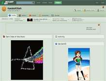 Tablet Screenshot of karatekitteh.deviantart.com