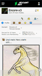 Mobile Screenshot of encore-x3.deviantart.com