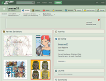 Tablet Screenshot of beasrae33.deviantart.com