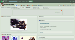 Desktop Screenshot of h0lyhandgrenade.deviantart.com