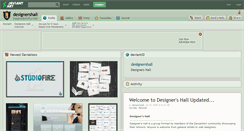 Desktop Screenshot of designershall.deviantart.com