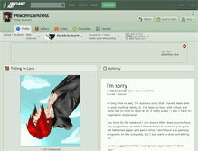 Tablet Screenshot of peaceindarkness.deviantart.com