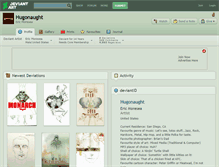 Tablet Screenshot of hugonaught.deviantart.com