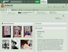 Tablet Screenshot of mr-ben-wu.deviantart.com