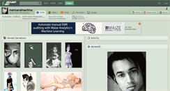 Desktop Screenshot of mannandmachine.deviantart.com