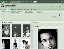 Tablet Screenshot of mannandmachine.deviantart.com