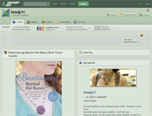 Tablet Screenshot of beadg1rl.deviantart.com