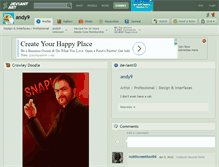 Tablet Screenshot of andy9.deviantart.com
