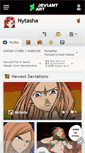 Mobile Screenshot of nytasha.deviantart.com