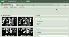 Desktop Screenshot of creative-360.deviantart.com