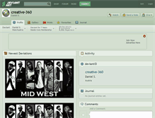 Tablet Screenshot of creative-360.deviantart.com