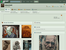 Tablet Screenshot of lukescheid.deviantart.com