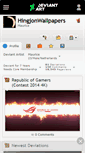 Mobile Screenshot of hingjonwallpapers.deviantart.com