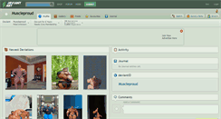 Desktop Screenshot of muscleproud.deviantart.com
