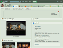 Tablet Screenshot of 18-andlife.deviantart.com