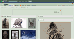 Desktop Screenshot of kalopz.deviantart.com