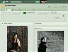 Tablet Screenshot of lost-winterborn.deviantart.com