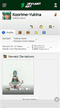 Mobile Screenshot of koorime-yukina.deviantart.com