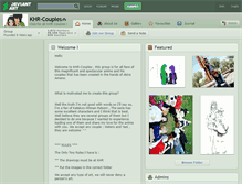 Tablet Screenshot of khr-couples.deviantart.com