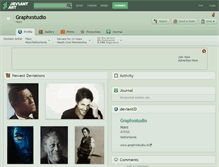 Tablet Screenshot of graphxstudio.deviantart.com