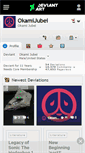 Mobile Screenshot of okamijubei.deviantart.com