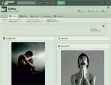 Tablet Screenshot of lentzy.deviantart.com