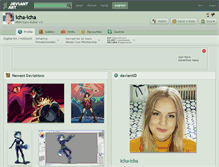 Tablet Screenshot of icha-icha.deviantart.com