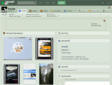 Tablet Screenshot of incyte.deviantart.com