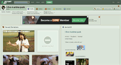 Desktop Screenshot of i-live-4-anime-punk.deviantart.com