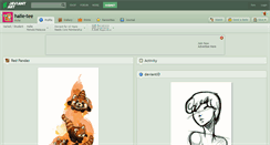 Desktop Screenshot of halie-tee.deviantart.com