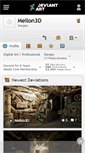 Mobile Screenshot of mellon3d.deviantart.com