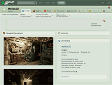Tablet Screenshot of mellon3d.deviantart.com