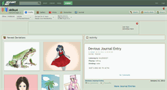 Desktop Screenshot of okiku4.deviantart.com