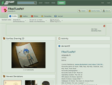 Tablet Screenshot of frootloopay.deviantart.com