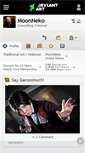Mobile Screenshot of moonneko.deviantart.com