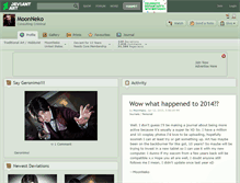 Tablet Screenshot of moonneko.deviantart.com