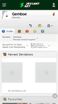 Mobile Screenshot of gemboe.deviantart.com
