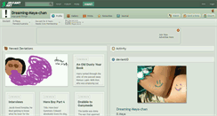 Desktop Screenshot of dreaming-maya-chan.deviantart.com