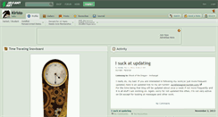 Desktop Screenshot of kiristo.deviantart.com