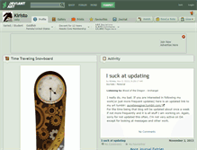 Tablet Screenshot of kiristo.deviantart.com