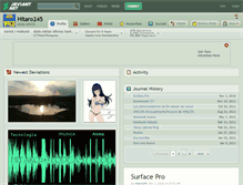 Tablet Screenshot of hitaro245.deviantart.com