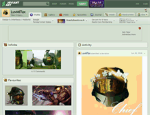 Tablet Screenshot of luvmitux.deviantart.com