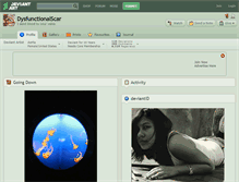 Tablet Screenshot of dysfunctionalscar.deviantart.com