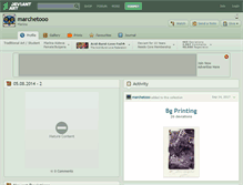 Tablet Screenshot of marchetooo.deviantart.com