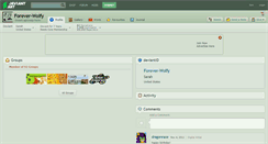 Desktop Screenshot of forever-wolfy.deviantart.com