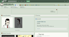 Desktop Screenshot of llanfair-hates-you.deviantart.com