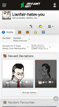Mobile Screenshot of llanfair-hates-you.deviantart.com